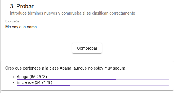 Probar textos